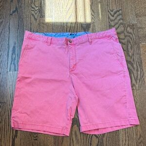 Tommy Bahama Pink Flat Front Cotton Shorts